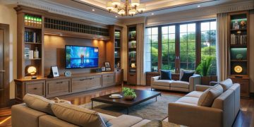 Modern Entertainment Options in a Condo