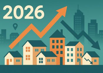 Modern residential homes illustrating key real estate trends affecting buyers and sellers