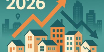 Modern residential homes illustrating key real estate trends affecting buyers and sellers