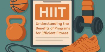 High-intensity interval training equipment arranged for an efficient indoor fitness workout session