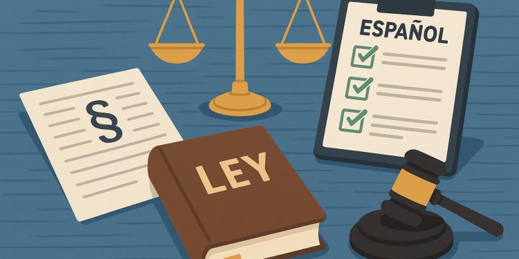 Legal meeting with Spanish translation materials for clear communication with clients